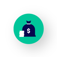 Low cost per student icon